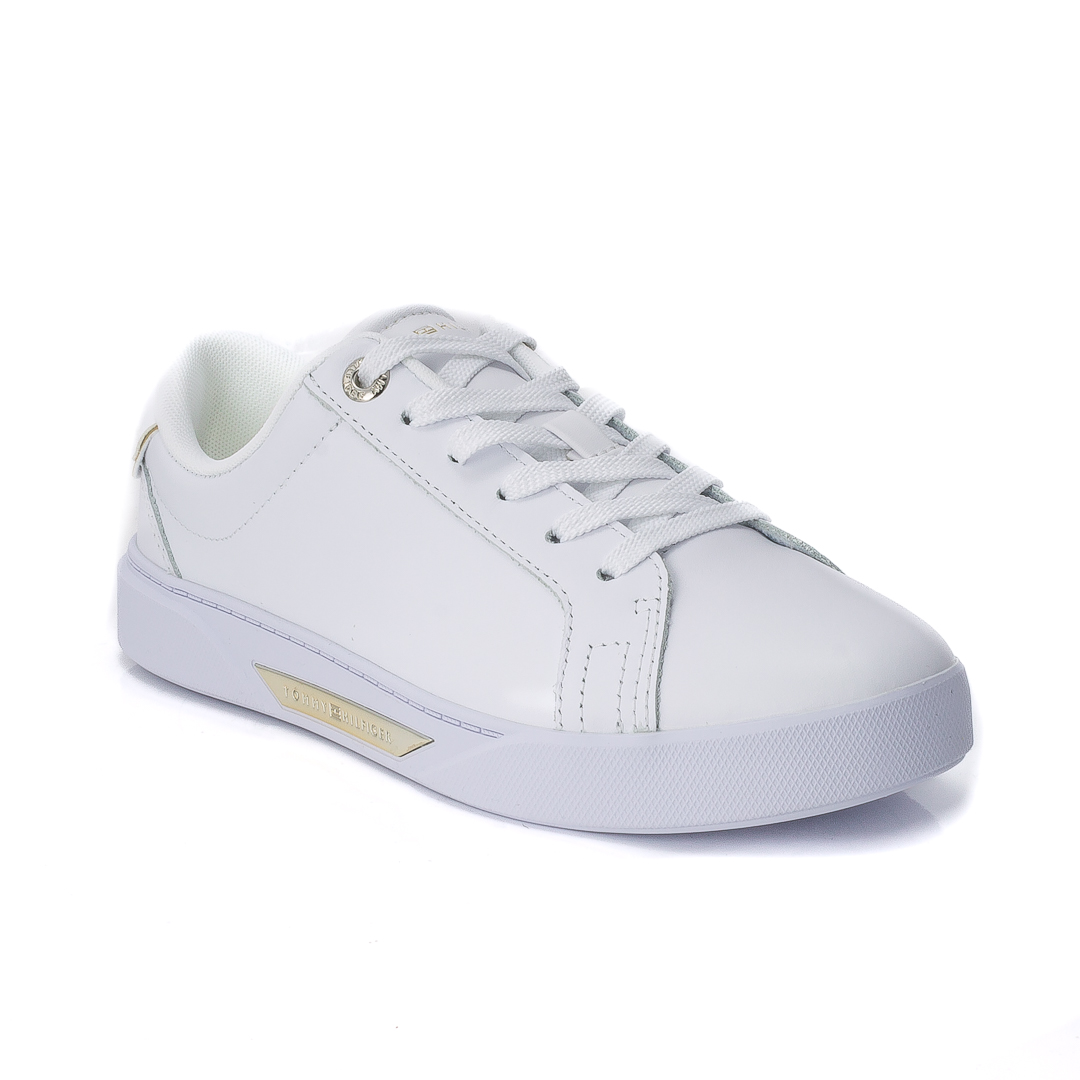 Tommy Hilfiger Sneakers Basse Donna Bianco_Oro d124162fw07813001102_fw07813-chic-hw-court