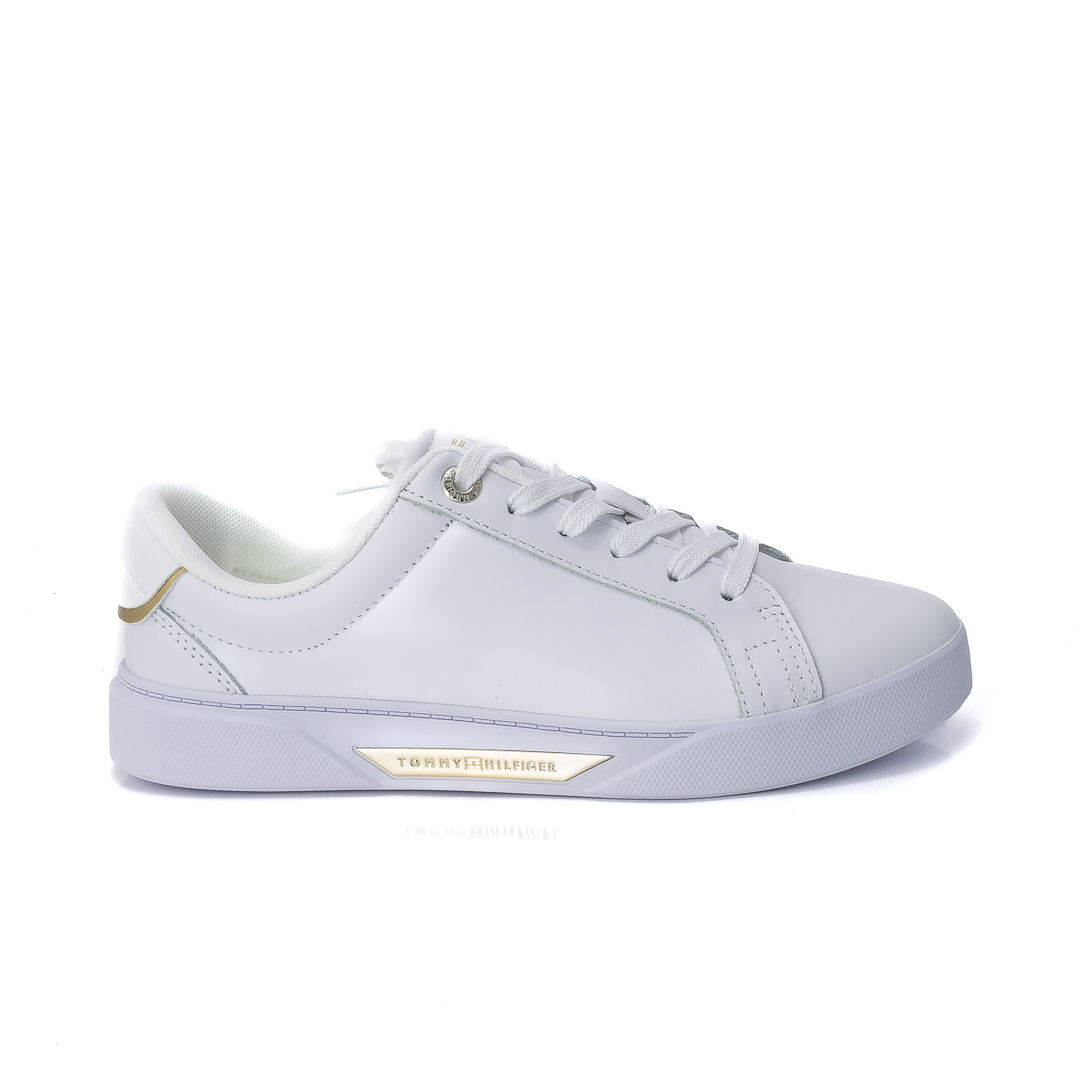 Tommy Hilfiger Sneakers Basse Donna Bianco_Oro d124162fw07813001102_fw07813-chic-hw-court