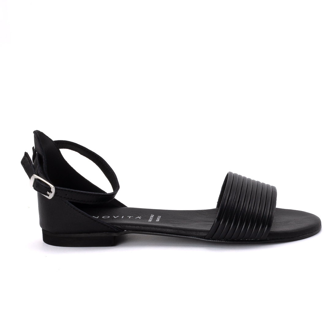 Novità Sandali Bassi Donna Nero d124996g721001001_g-721