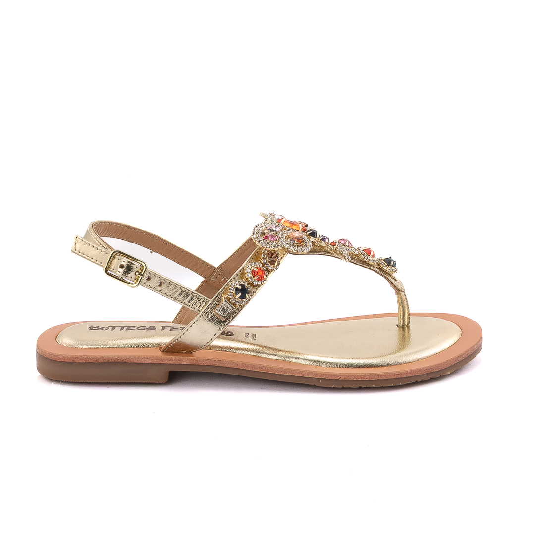 Bottega Fermana  Sandali Bassi Donna Oro d125084greta10015012_greta-100