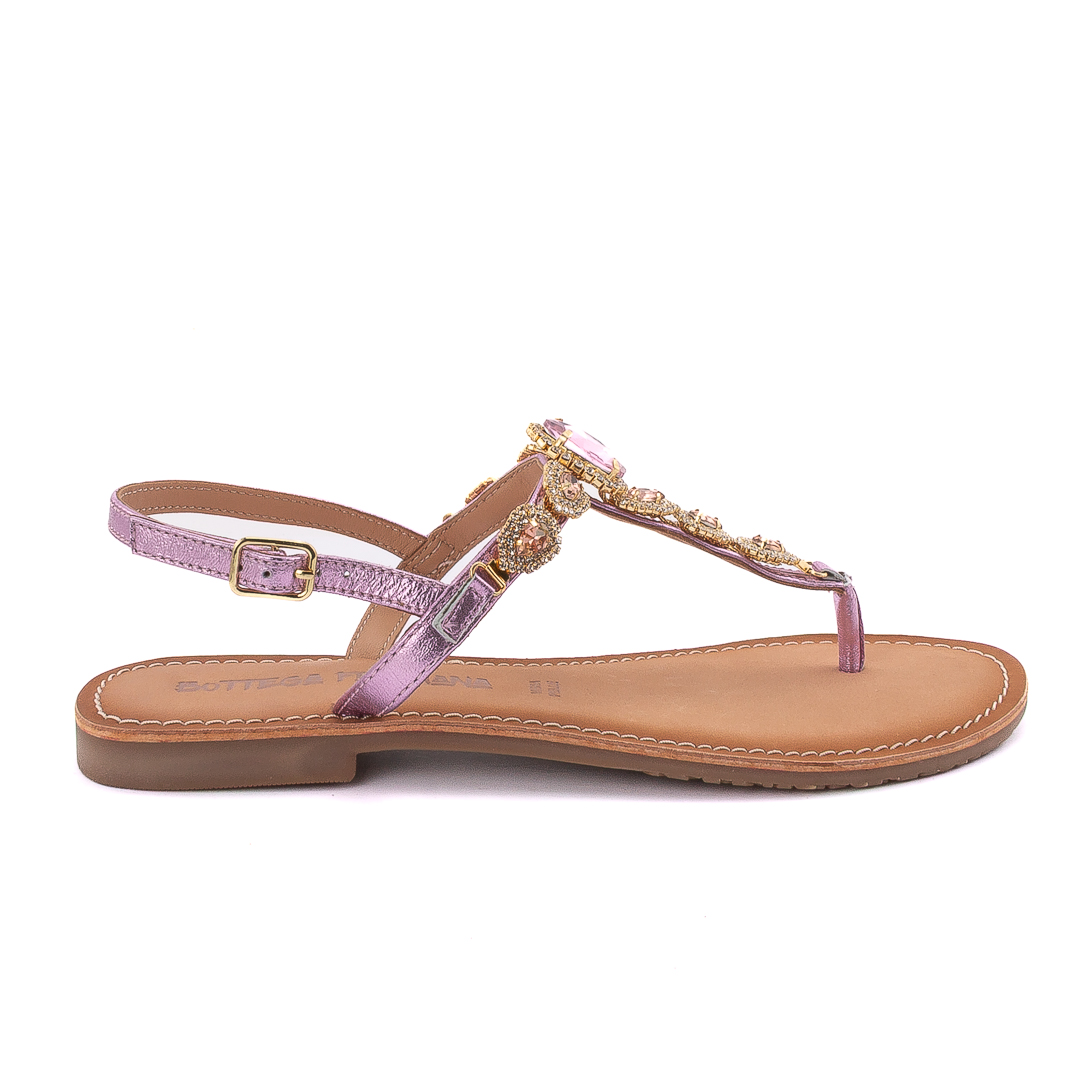 Bottega Fermana  Sandali Bassi Donna Rosa d125084tics745015008_ticole-s745