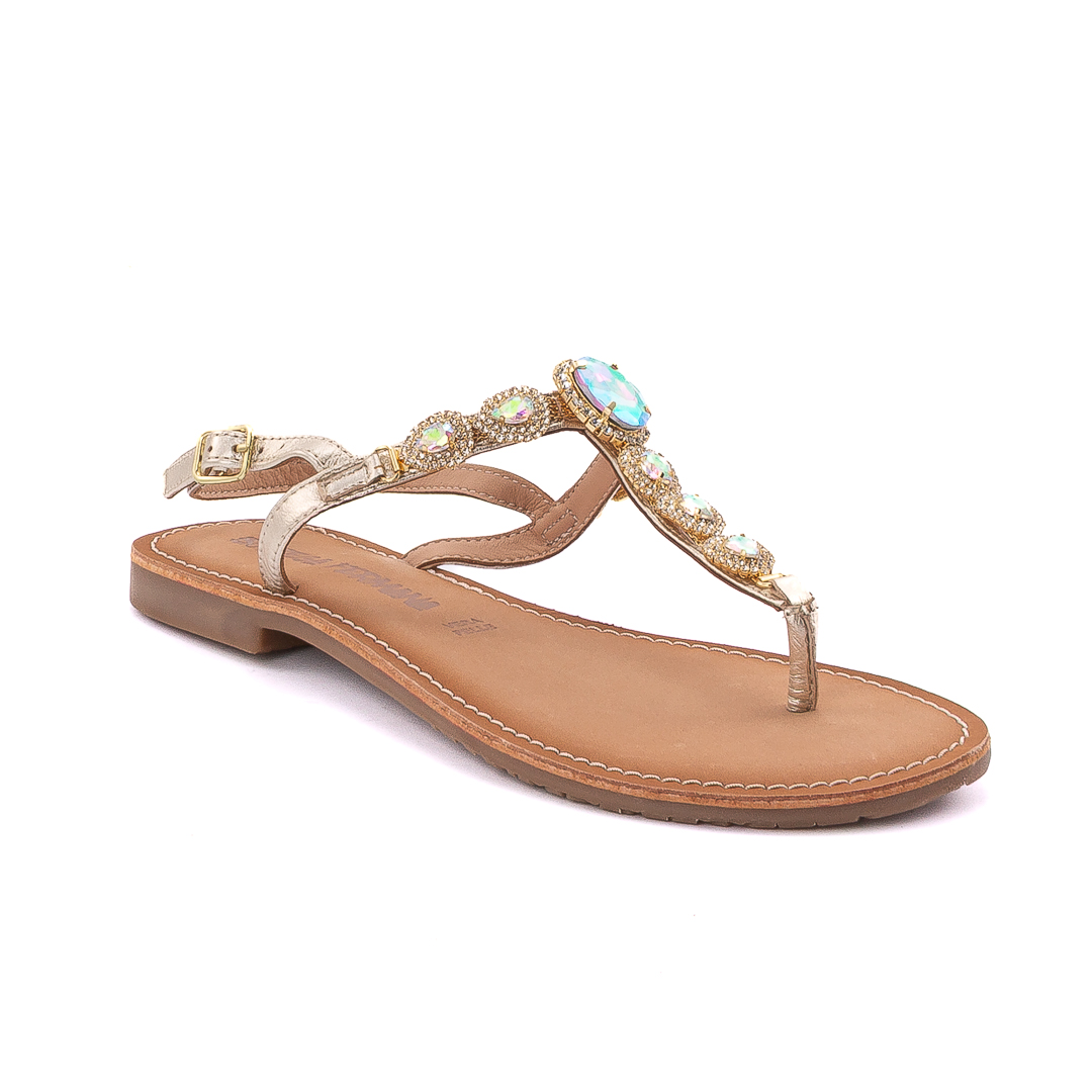 Bottega Fermana  Sandali Bassi Donna Oro d125084tics745015012_ticole-s745