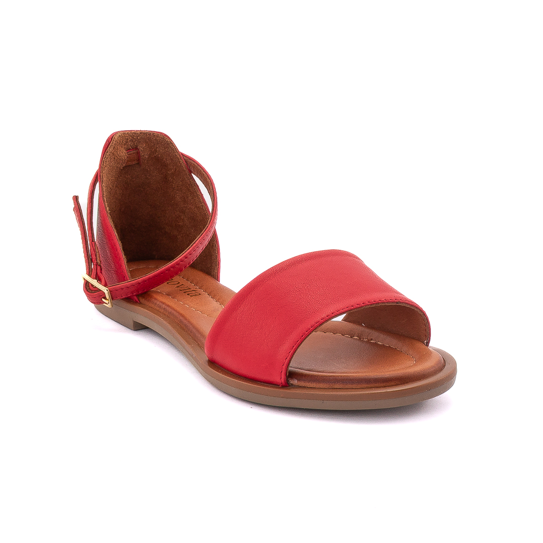 Novità Sandali Bassi Donna Rosso d125087220204001010_108220204