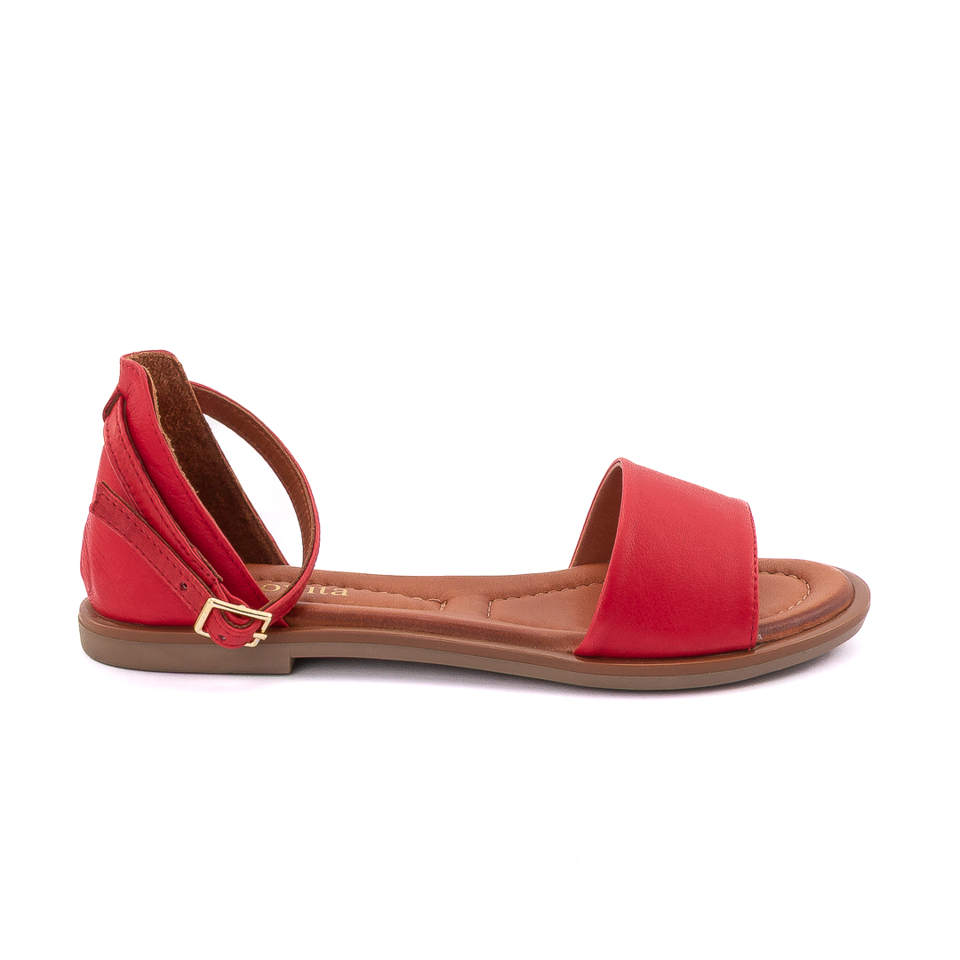 Novità Sandali Bassi Donna Rosso d125087220204001010_108220204