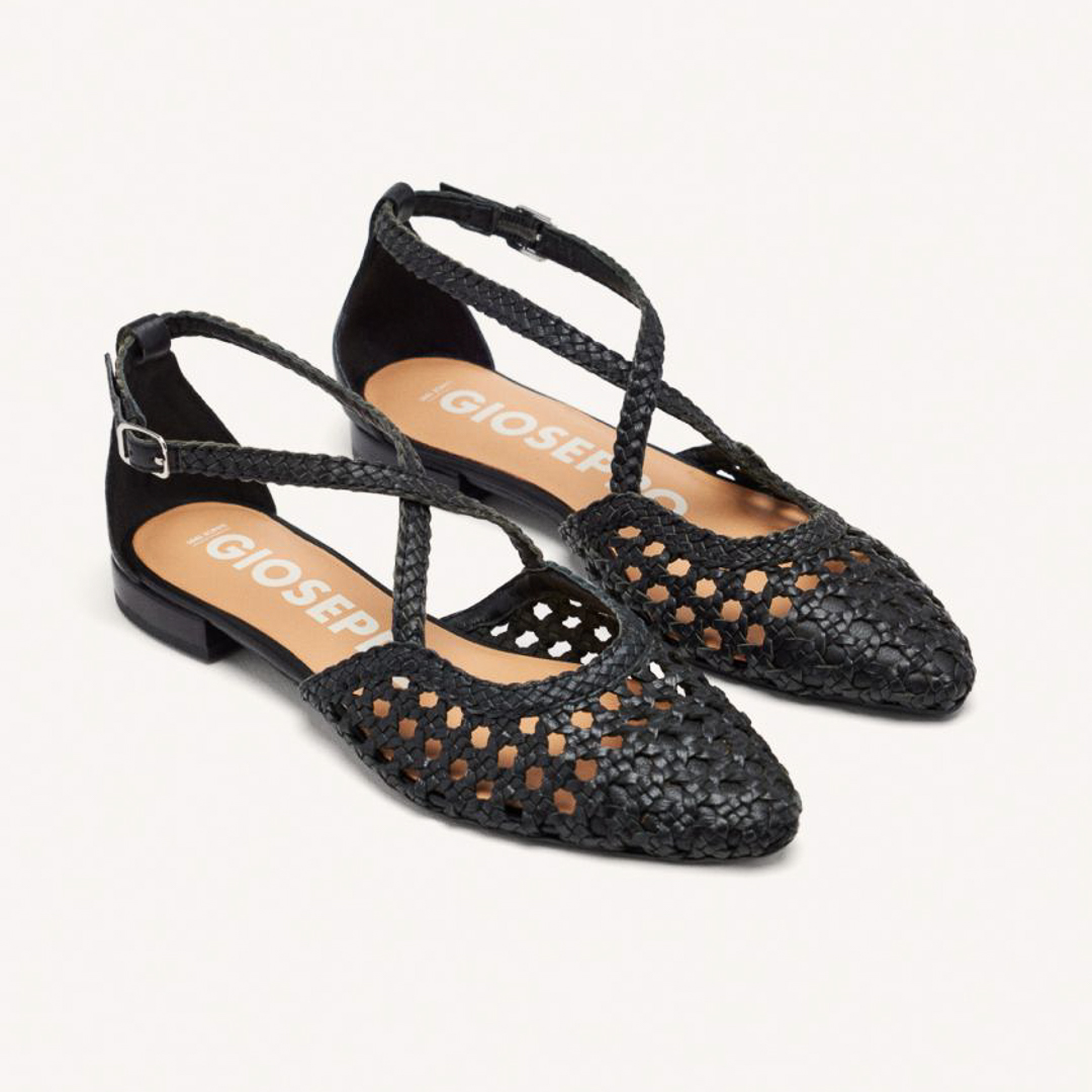 Gioseppo Chanel Slingback Donna Nero d12550971180019001_leskovic-71180