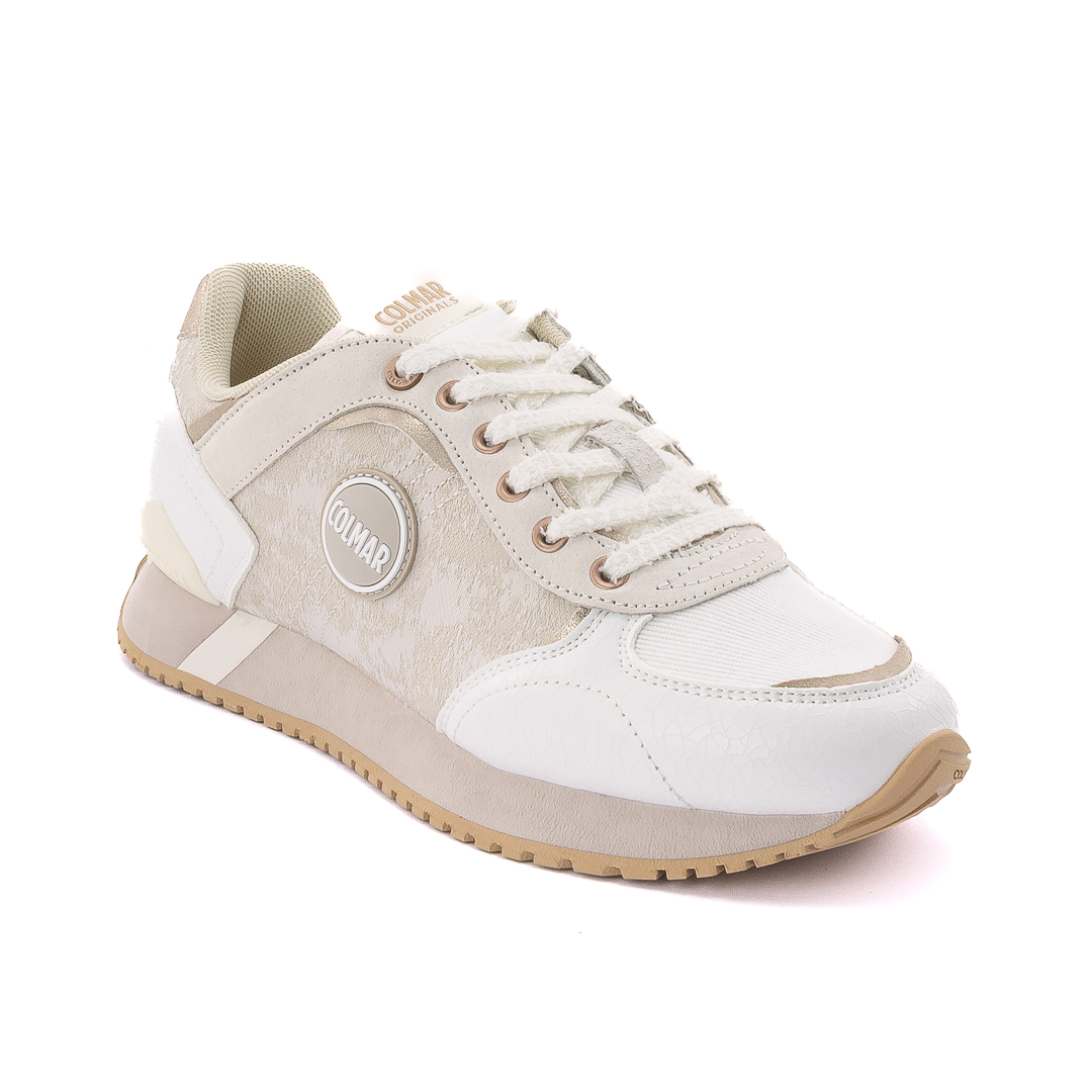 Colmar Sneakers Basse Donna Bianco_Beige  d125662trplsav203099_travis-plus-savannah