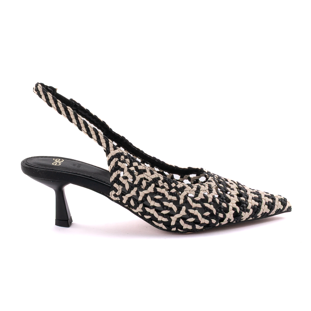 Exè Chanel Slingback Donna Nero_Bianco d125693sele851213212_selena-851