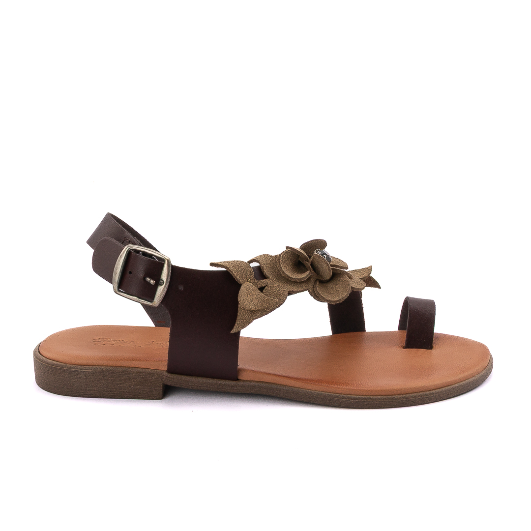 Bottega Artigiana Sandali Bassi Donna T.Moro_Taupe d1257033057393_3