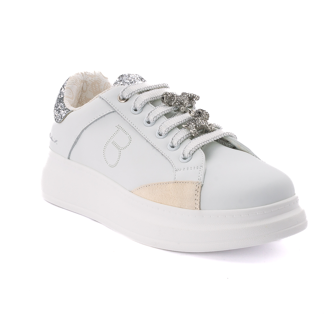 Tosca Blu Sneakers Basse Donna Bianco_Argento d125844bellatr001071_bellatrix