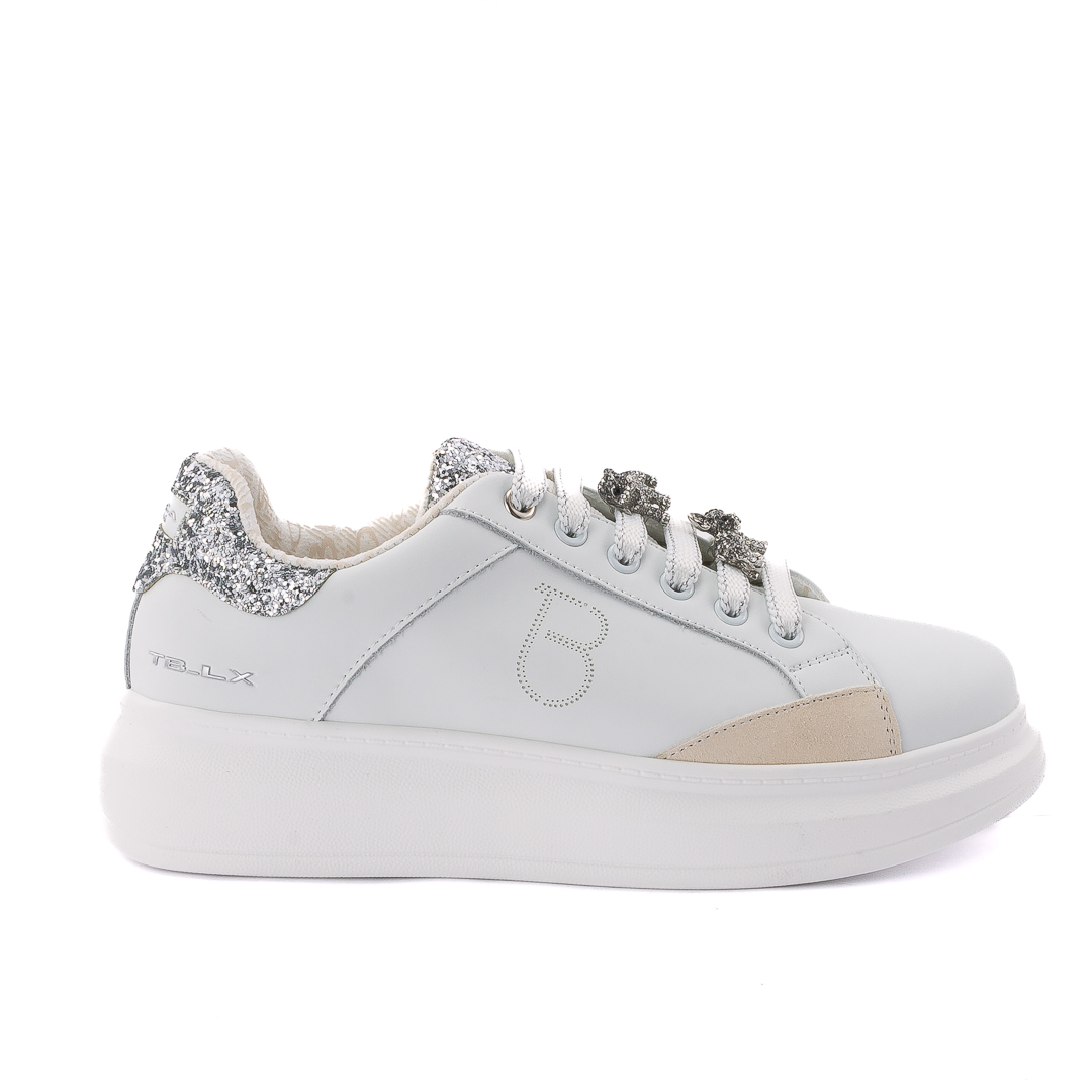 Tosca Blu Sneakers Basse Donna Bianco_Argento d125844bellatr001071_bellatrix