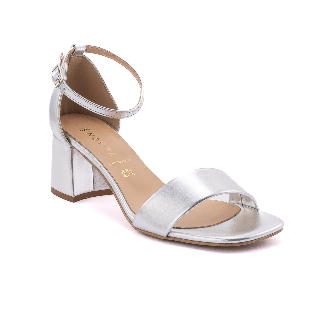 Novità Sandali Tacco Donna Argento d125985855m044220011_855m044