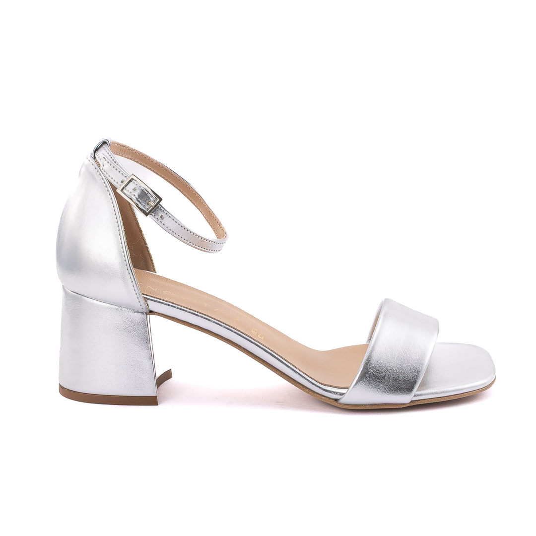 Novità Sandali Tacco Donna Argento d125985855m044220011_855m044