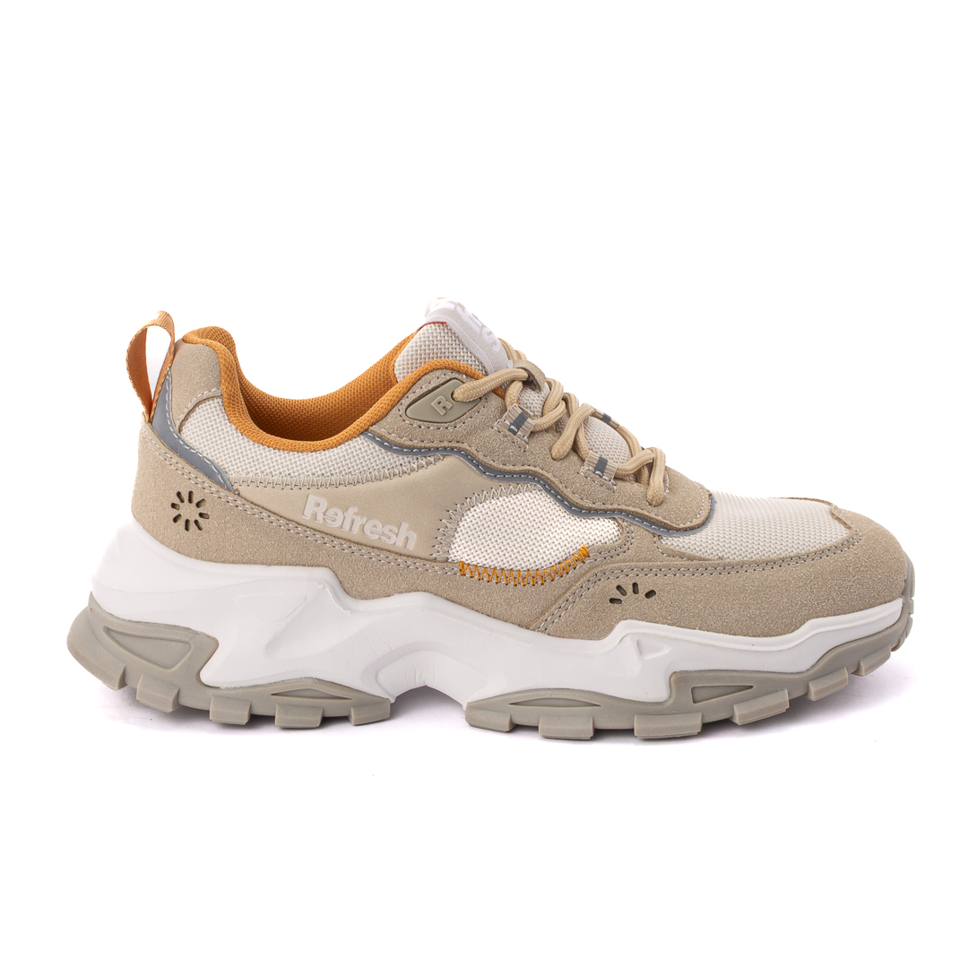 Refresh Sneakers Basse Donna Beige d126712172404238003_172404