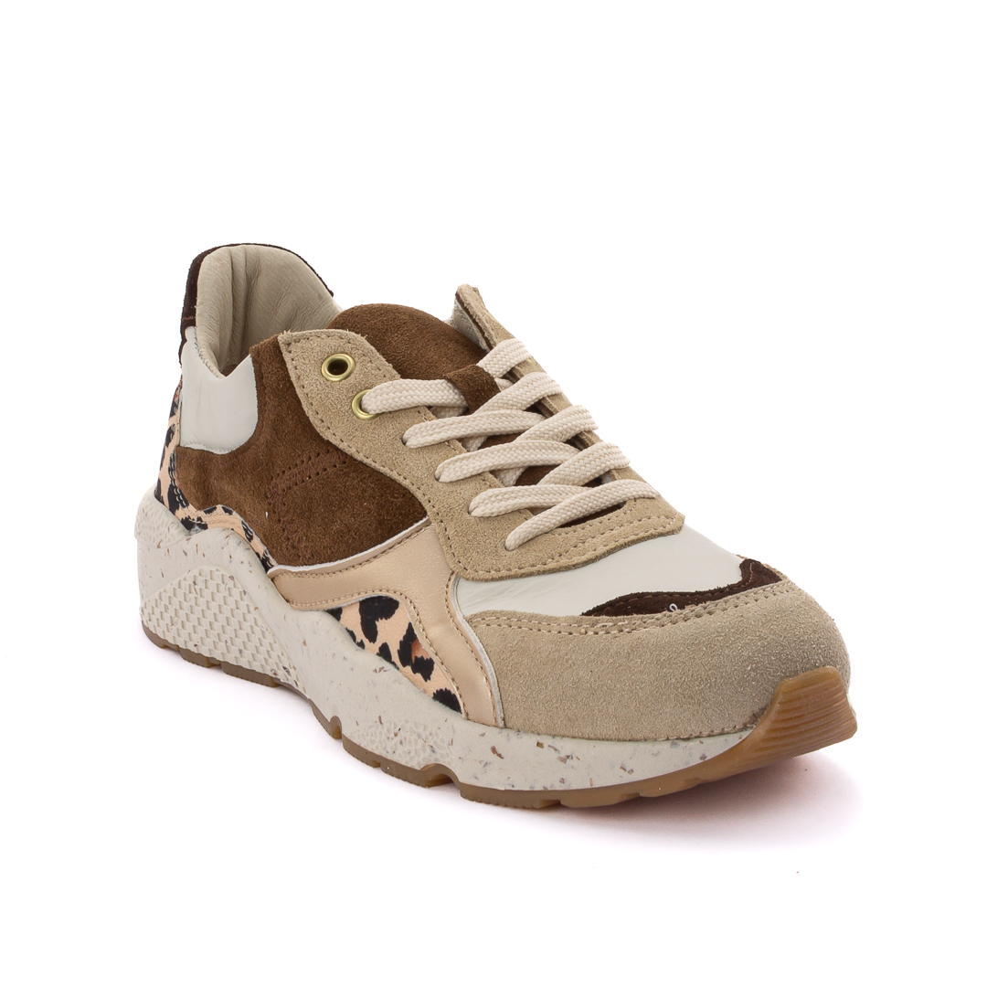 Latika Sneakers Basse Donna Beige_Leopardo d126745ltk104026768_ltk104