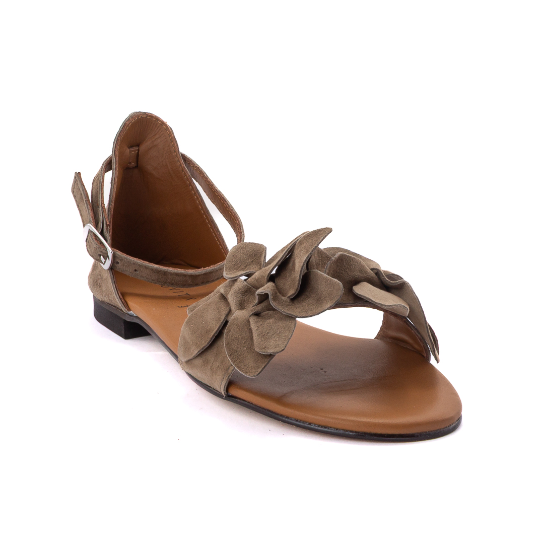 Novità Sandali Bassi Donna Taupe d126996g10002338_g-10