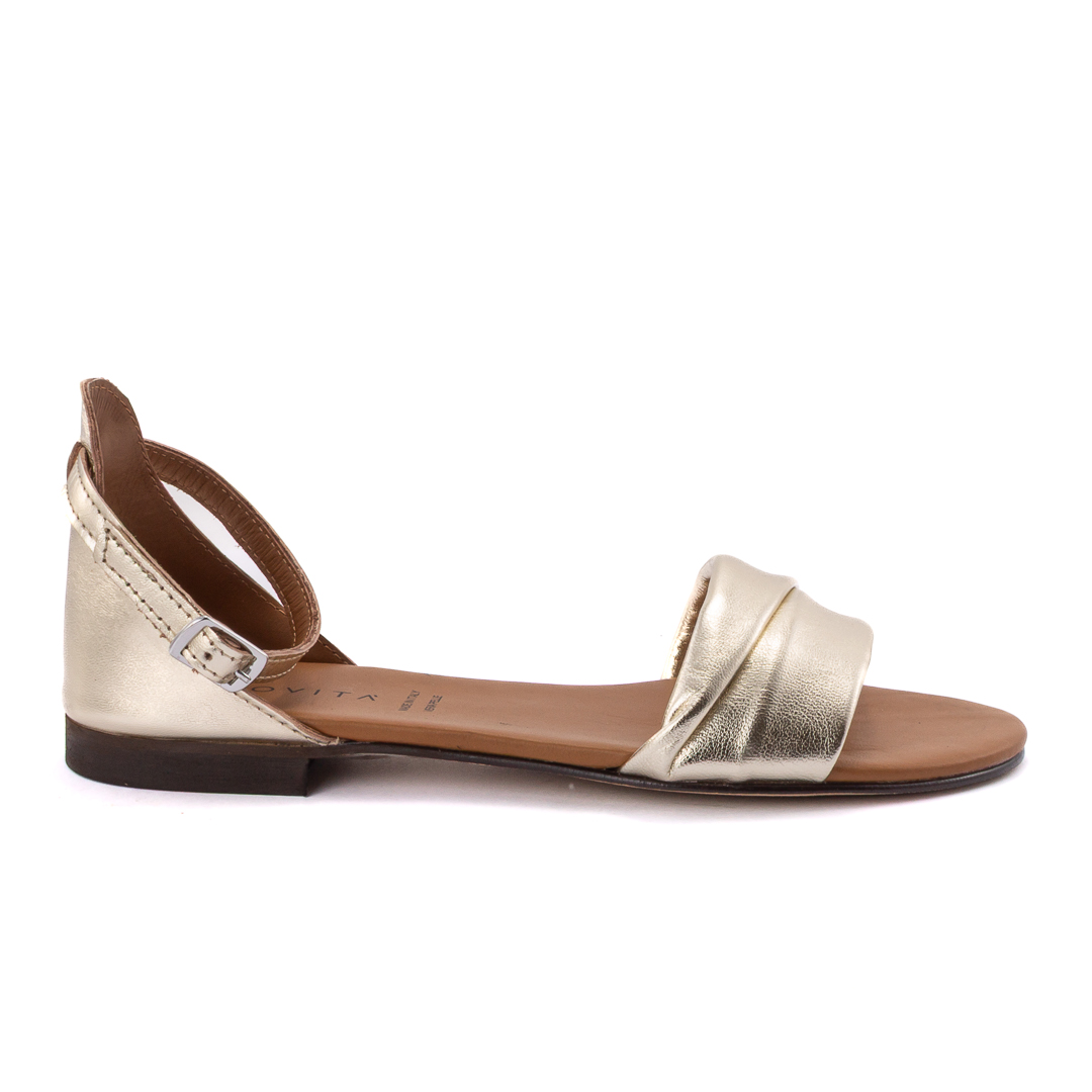 Novità Sandali Bassi Donna Platino d126996g11015013_g-11