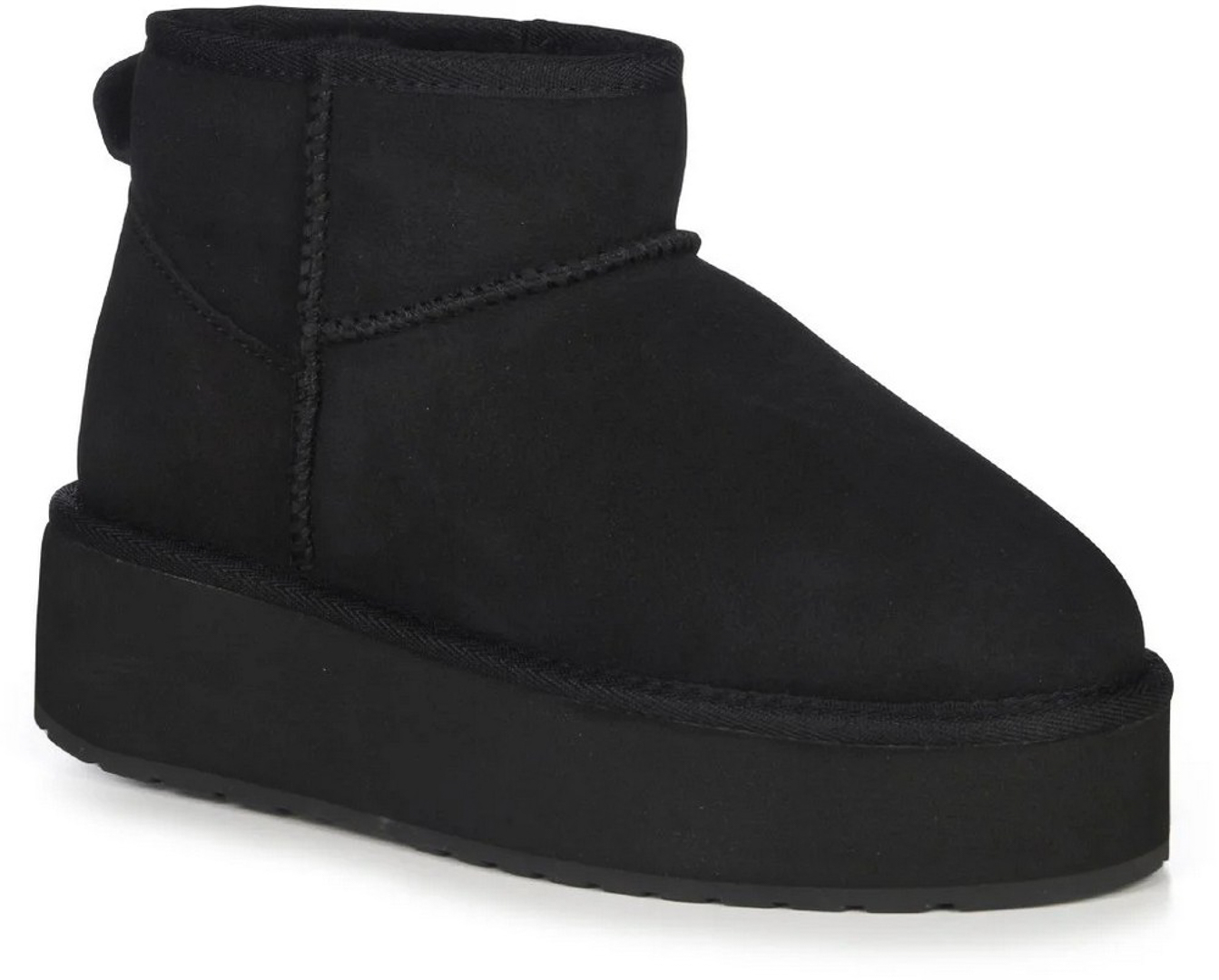 Emu Stivaletti Lana Donna Nero d224631w13082002001_w13082-micro-flatform