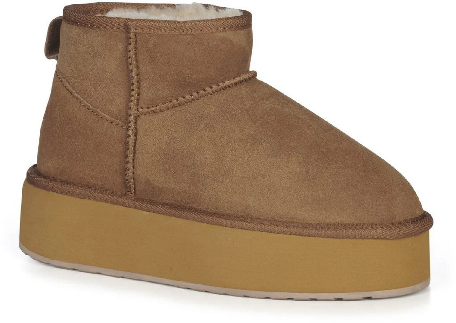 Emu Stivaletti Lana Donna Nocciola d224631w13082002339_w13082-micro-flatform