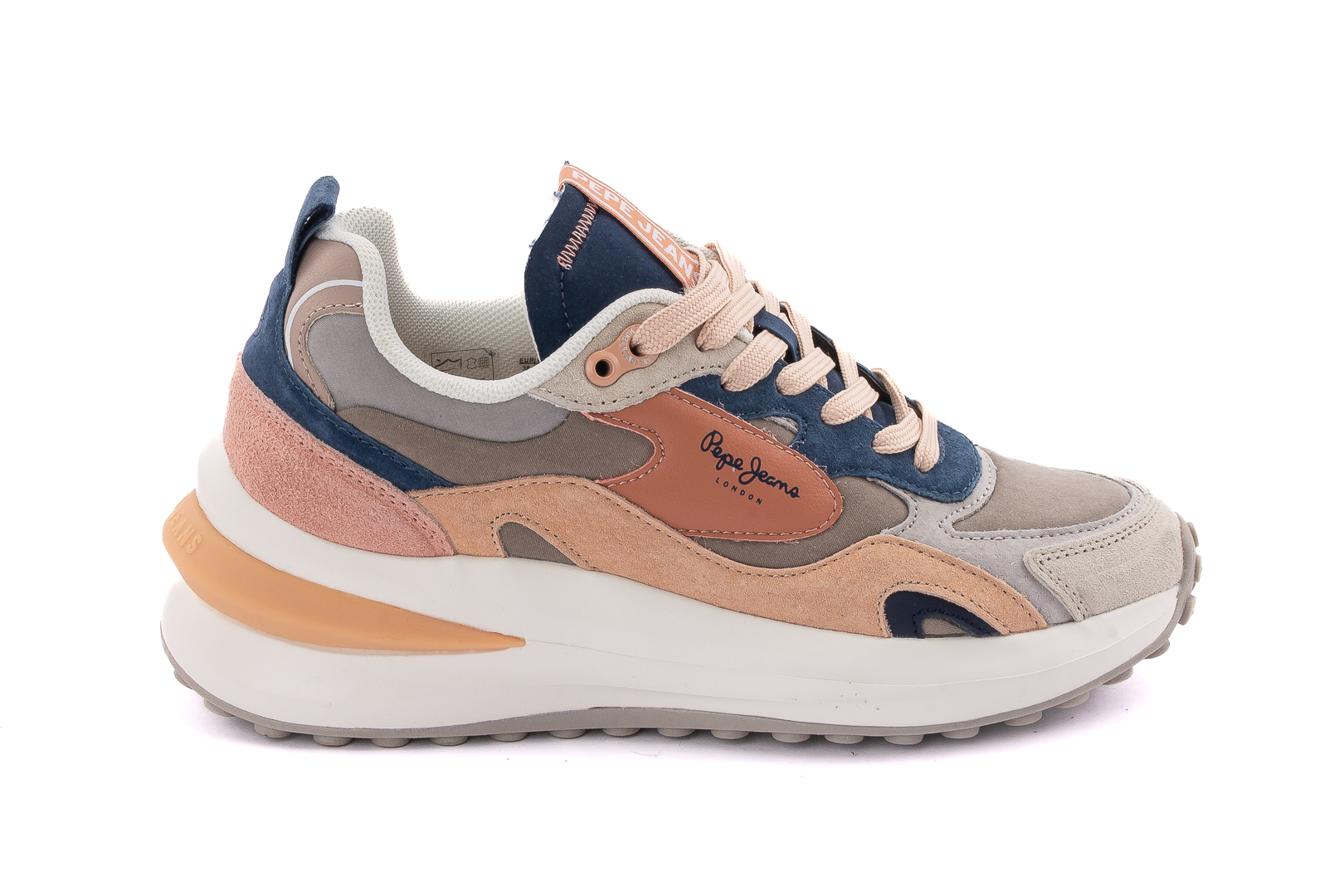 Pepe Jeans Sneakers Basse Outlet Beige_Rosa d225264p600013026092_pls600013-winslow-serie