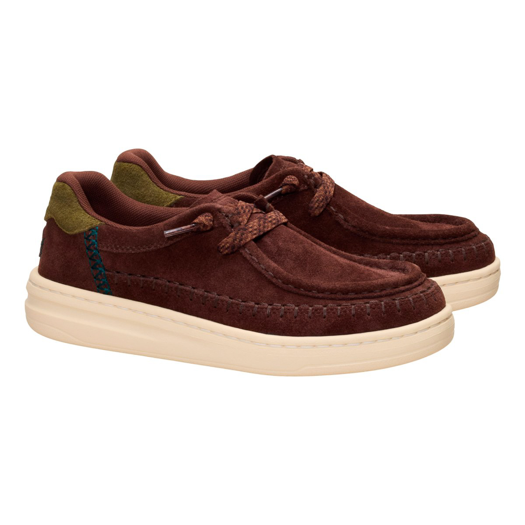 HeyDude Sneakers Basse Donna Cioccolato d226238harpmoc002142_harper-moc-crafted