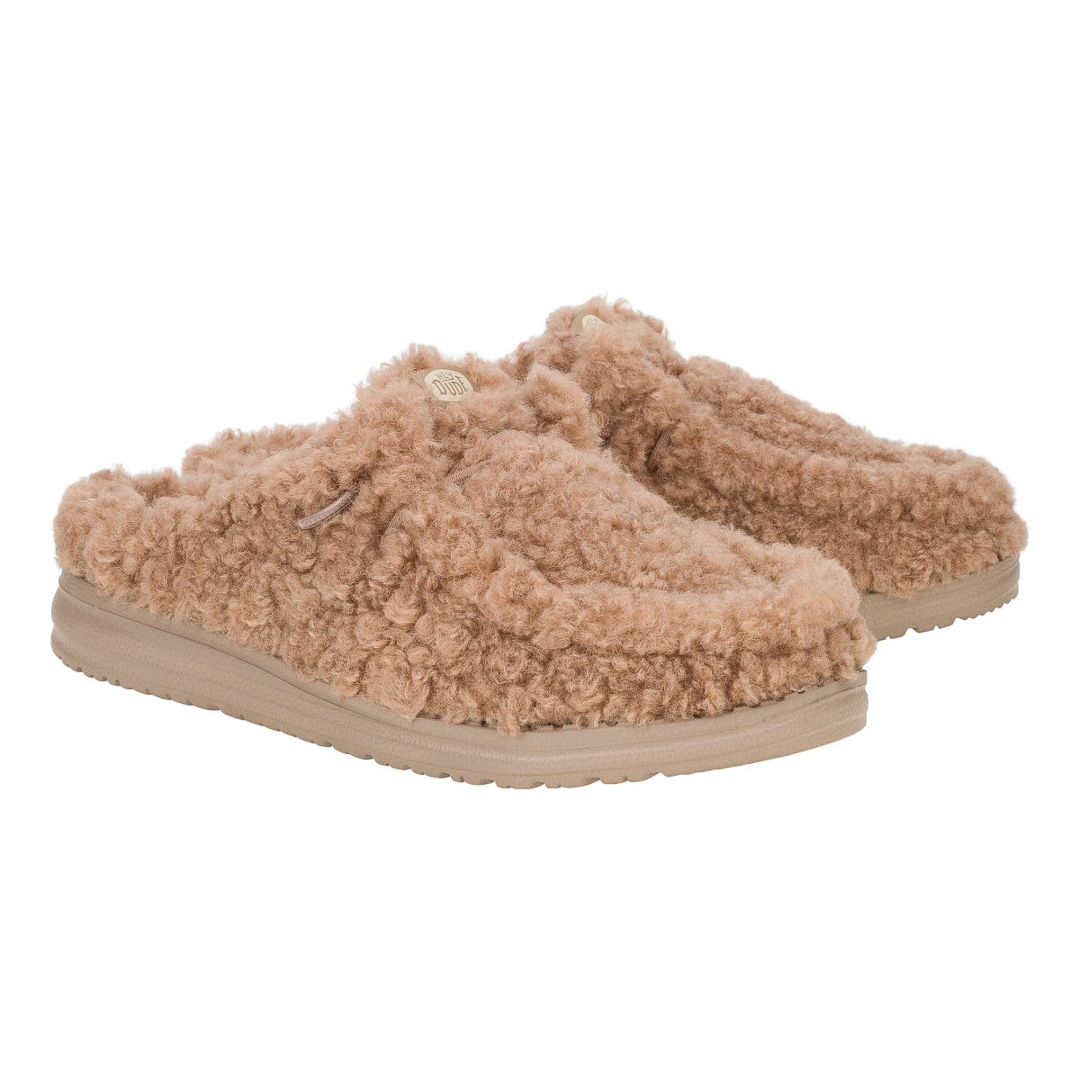 HeyDude Sneakers Basse Donna Taupe d226238wendsli068338_wendy-slipper