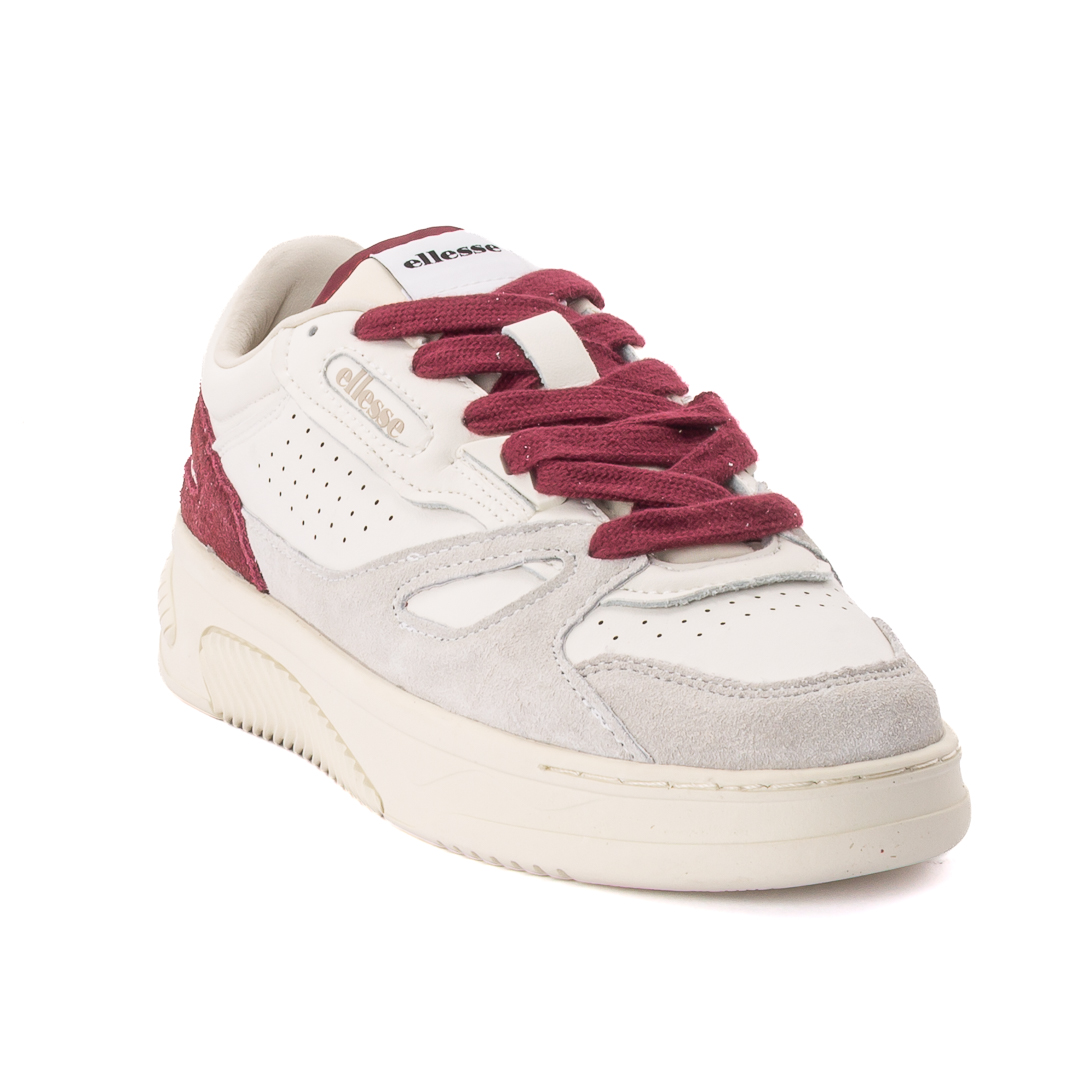 Ellesse Sneakers Basse Donna Bianco_Bordeaux d226355cu00006057654_elwcu00006