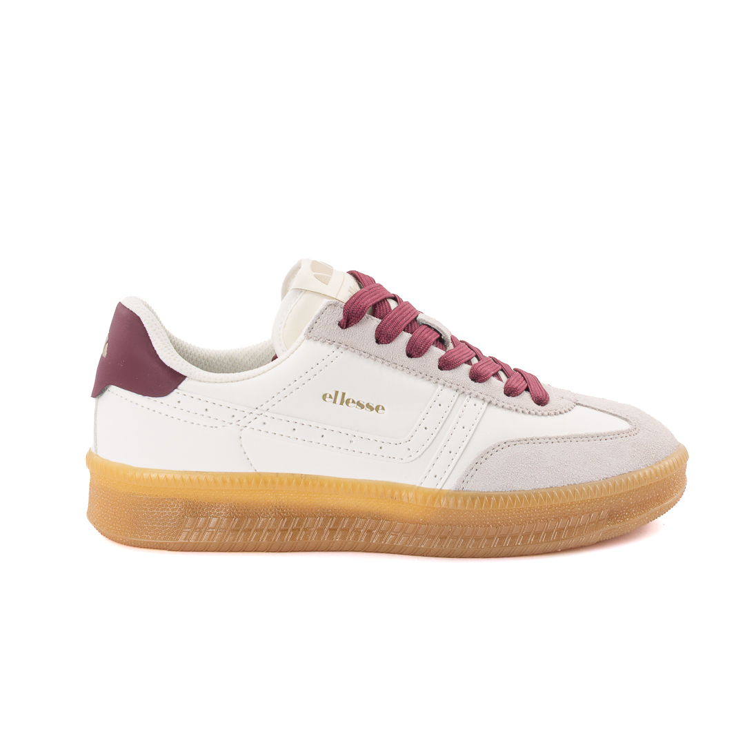 Ellesse Sneakers Basse Donna Bianco_Bordeaux d226355cu00016057654_elwcu00016