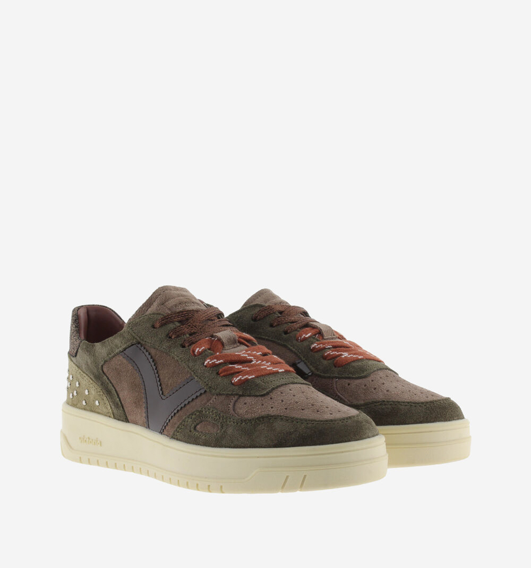 Victoria Sneakers Basse Donna Taupe_Verde d2265721257149002481_1257149