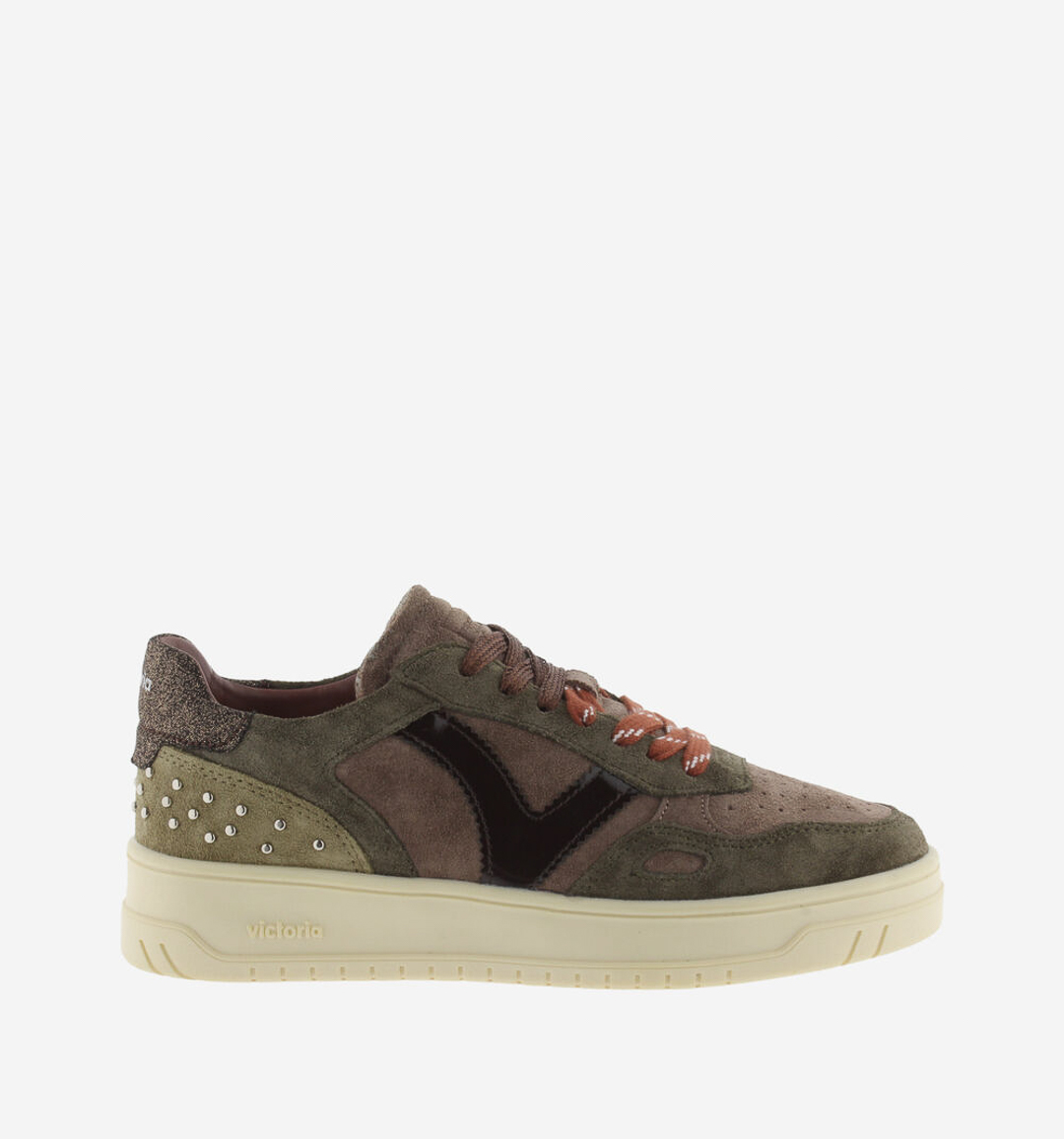 Victoria Sneakers Basse Donna Taupe_Verde d2265721257149002481_1257149