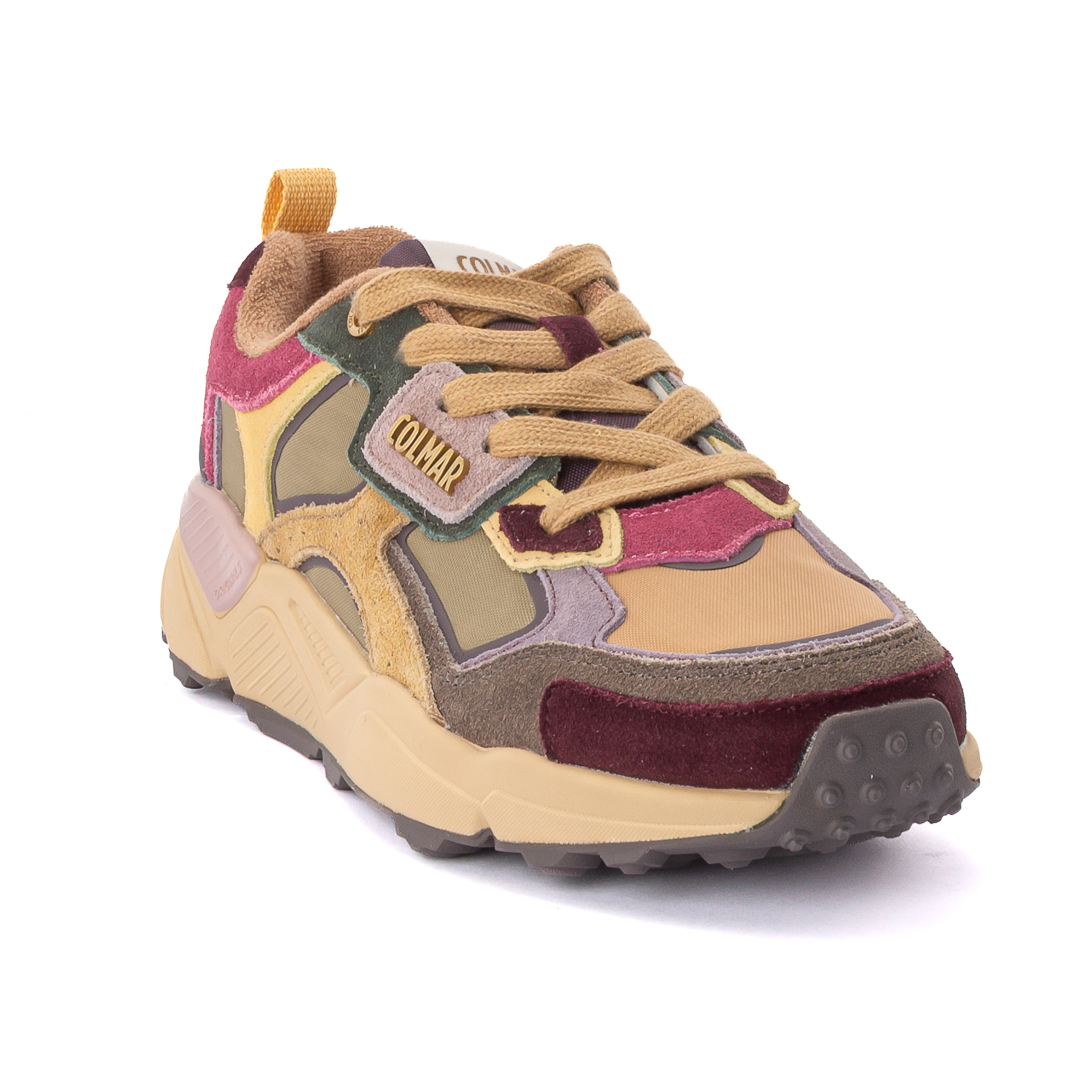 Colmar Sneakers Basse Donna Beige_Verde d226662garnfla026093_garner-flashy-128