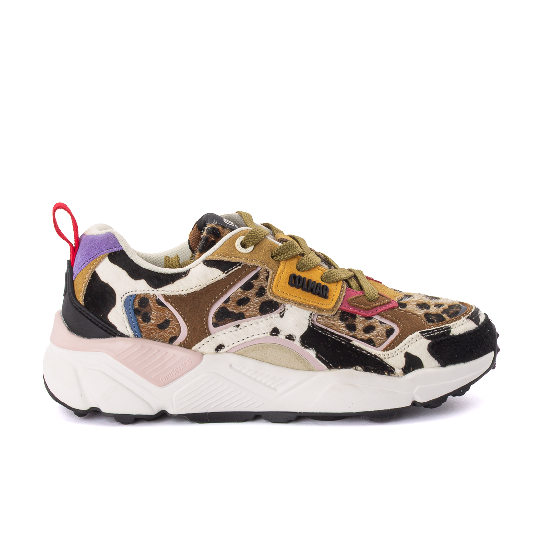 Colmar Sneakers Basse Donna Nero_Leopardo d226662garnmix164579_garner-mix-132