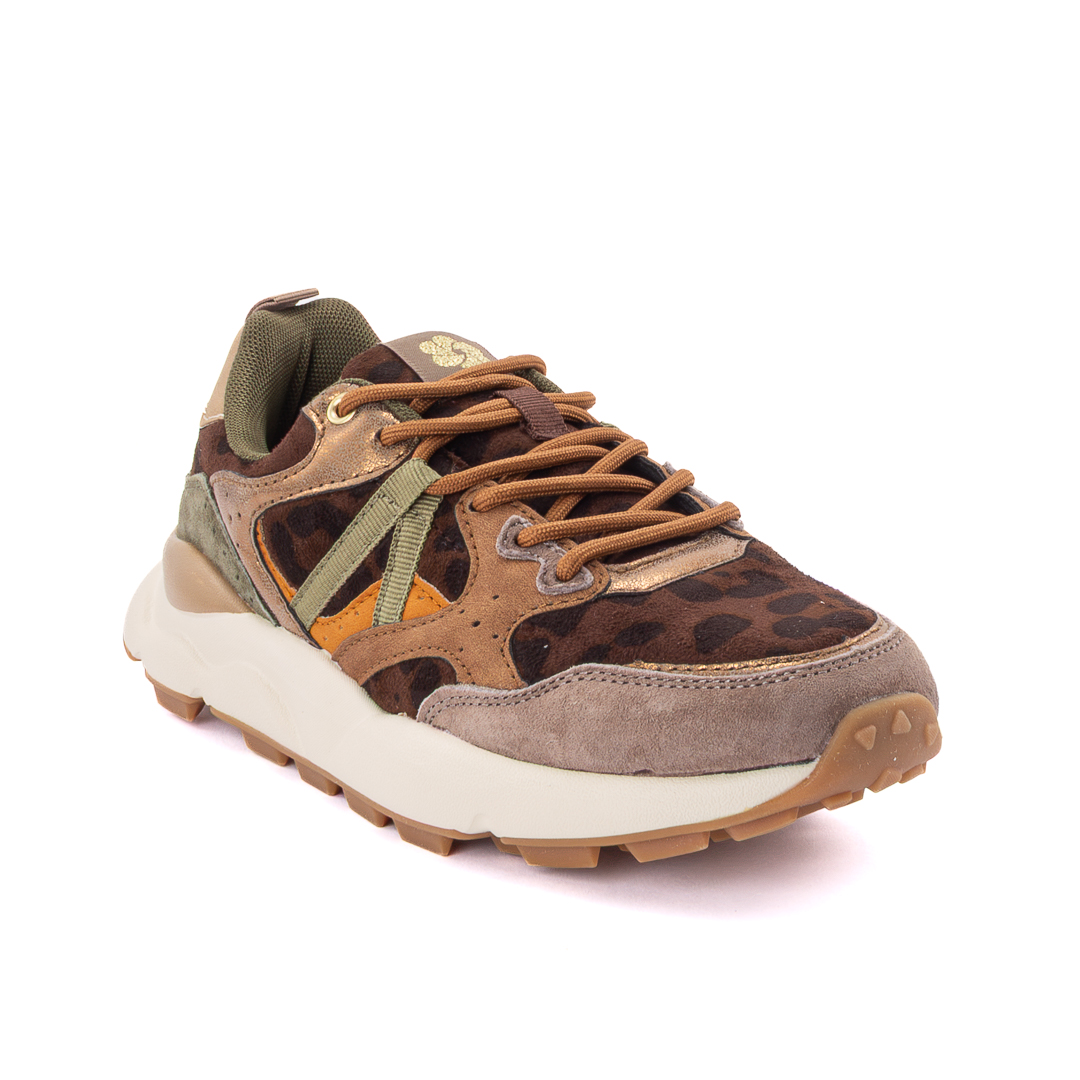Kharisma Sneakers Basse Donna Leopardo_Verde d2267063761026873_3761