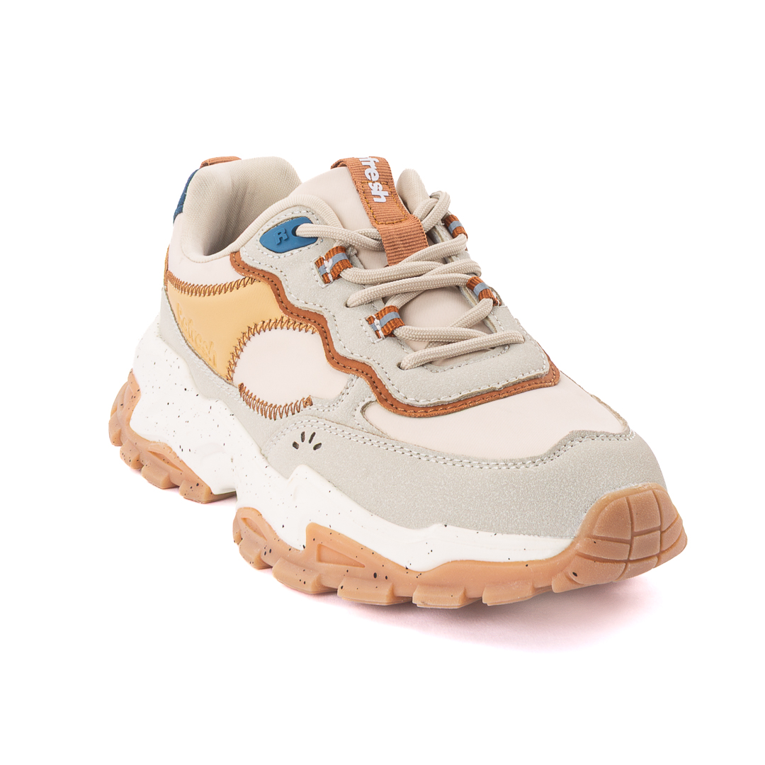 Refresh Sneakers Basse Donna Beige d226712173104115003_173104