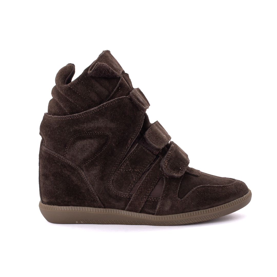 Inuovo Sneakers Alte Donna Testa di Moro d226847js4901002006_js4901