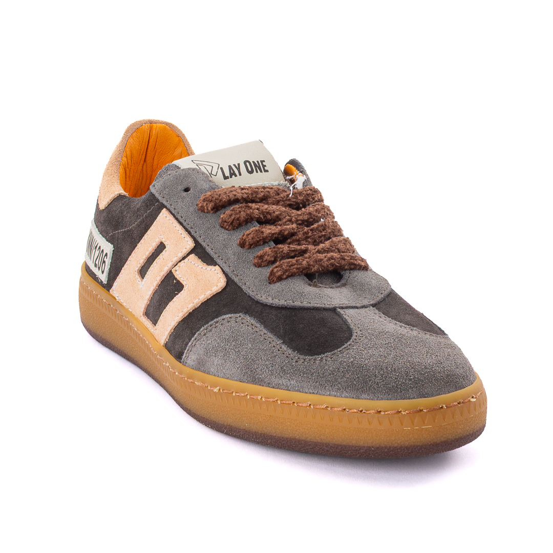 PlayOne Sneakers Basse Donna Antracite_Cipria d226907happy2002872_happy2