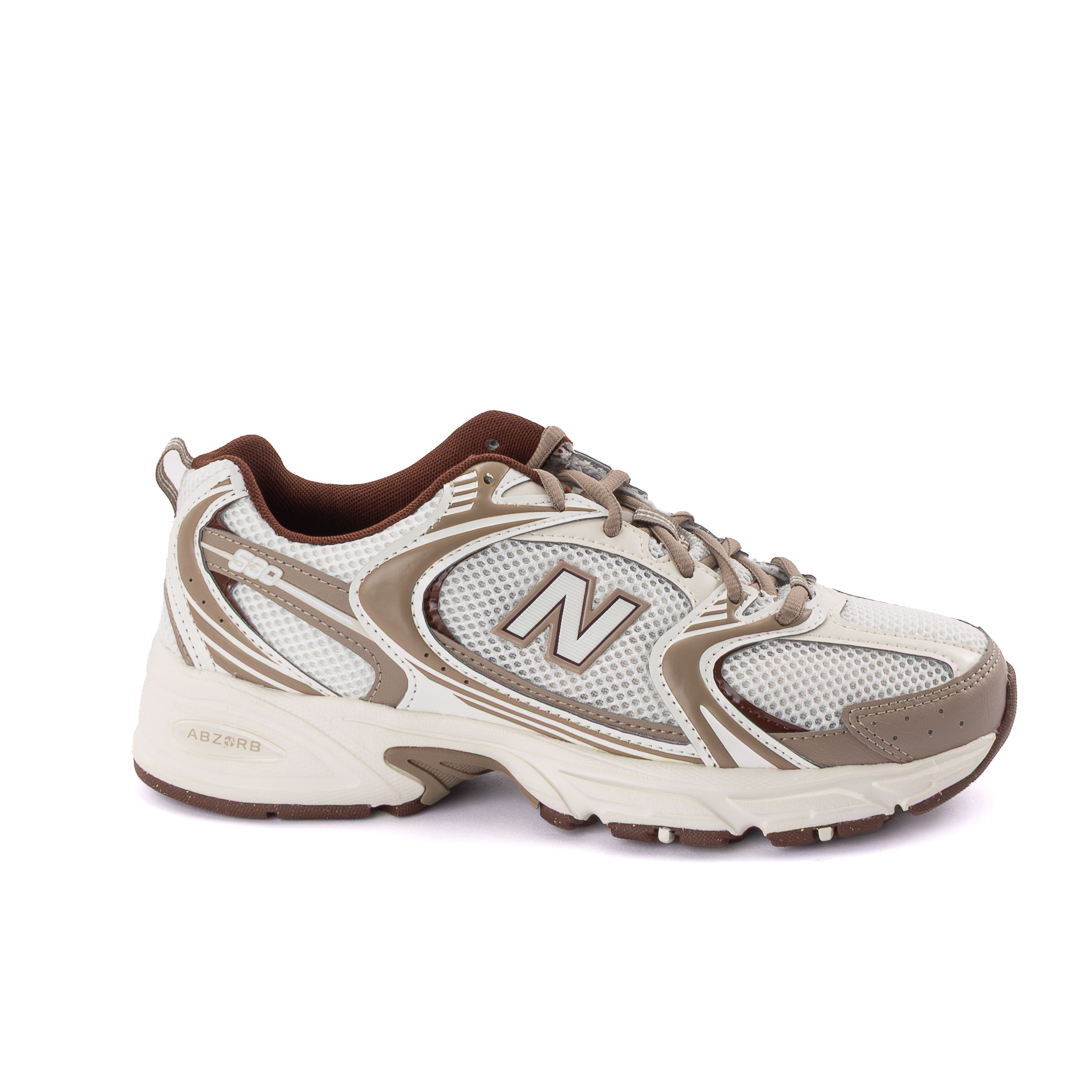 New Balance Sneakers Basse Donna Bianco_Marrone d226962u530cob026119_u530cob