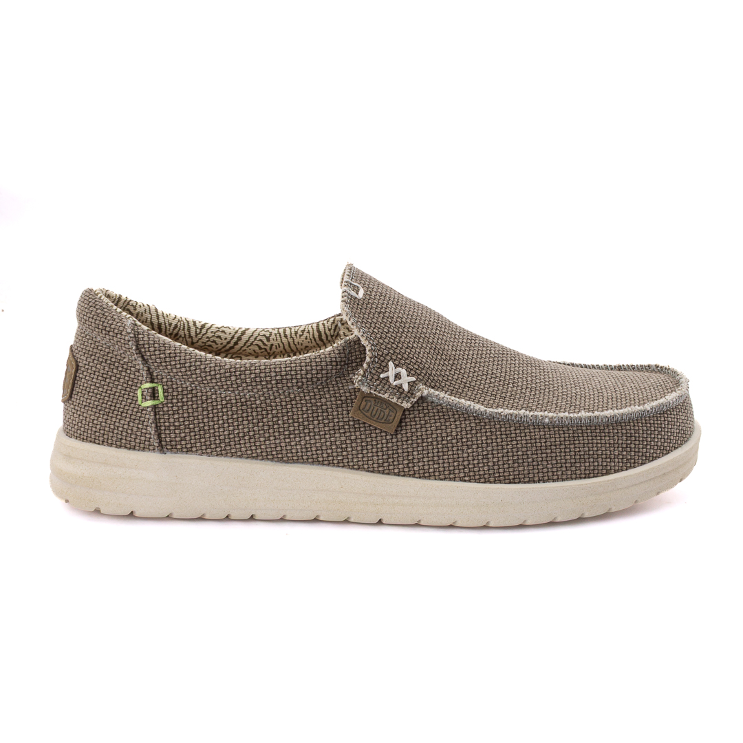 HeyDude Sneakers Basse Uomo Taupe u126238mikkabr026338_mikka-braided
