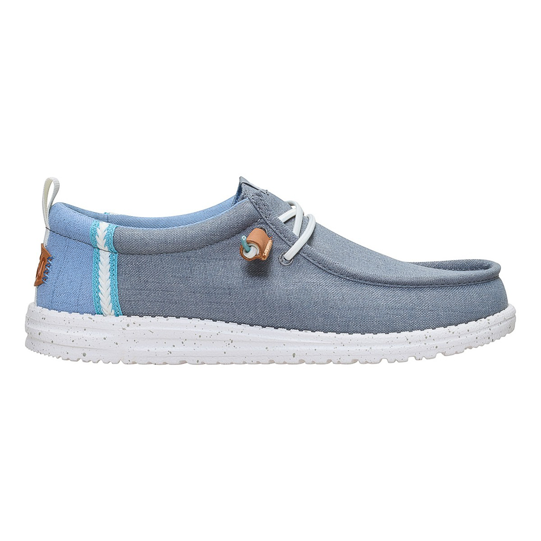 HeyDude Sneakers Basse Uomo Grigio u126238walsuml004021_wally-summer-linen