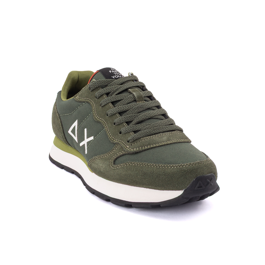 Sun68 Sneakers Basse Uomo Verde Militare u226700z46101026033_tom-solid-z46101