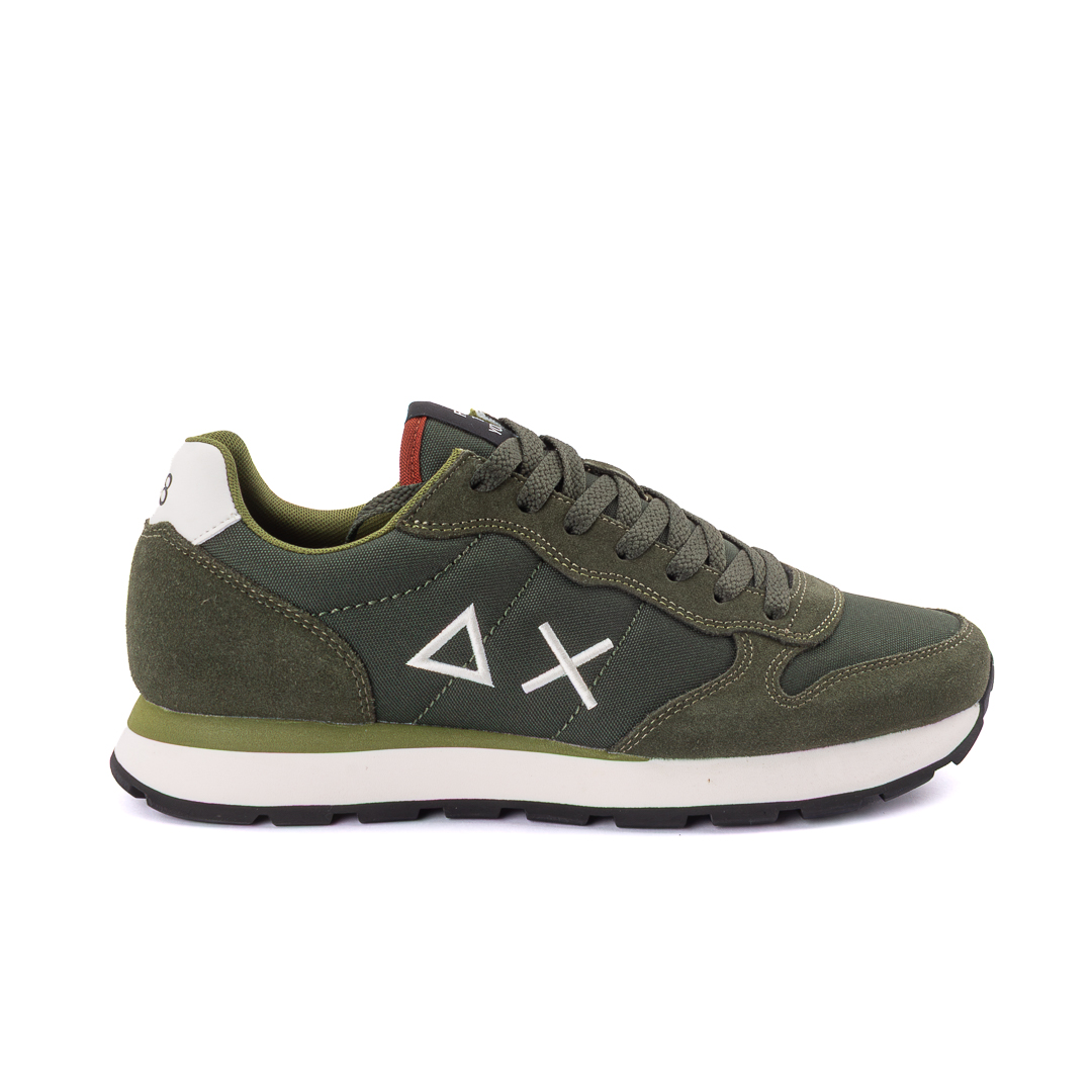 Sun68 Sneakers Basse Uomo Verde Militare u226700z46101026033_tom-solid-z46101